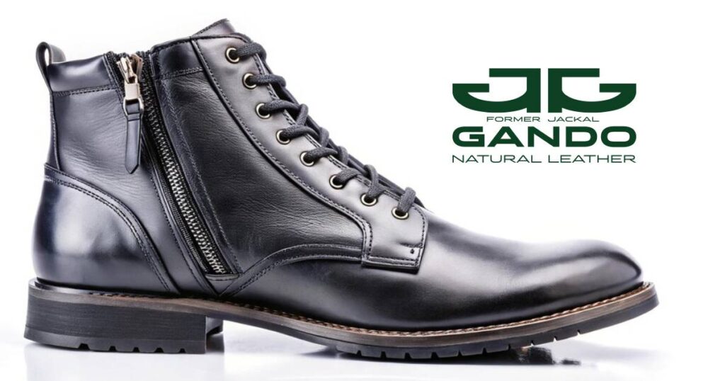 کفش چرم مردانه زیپ دار