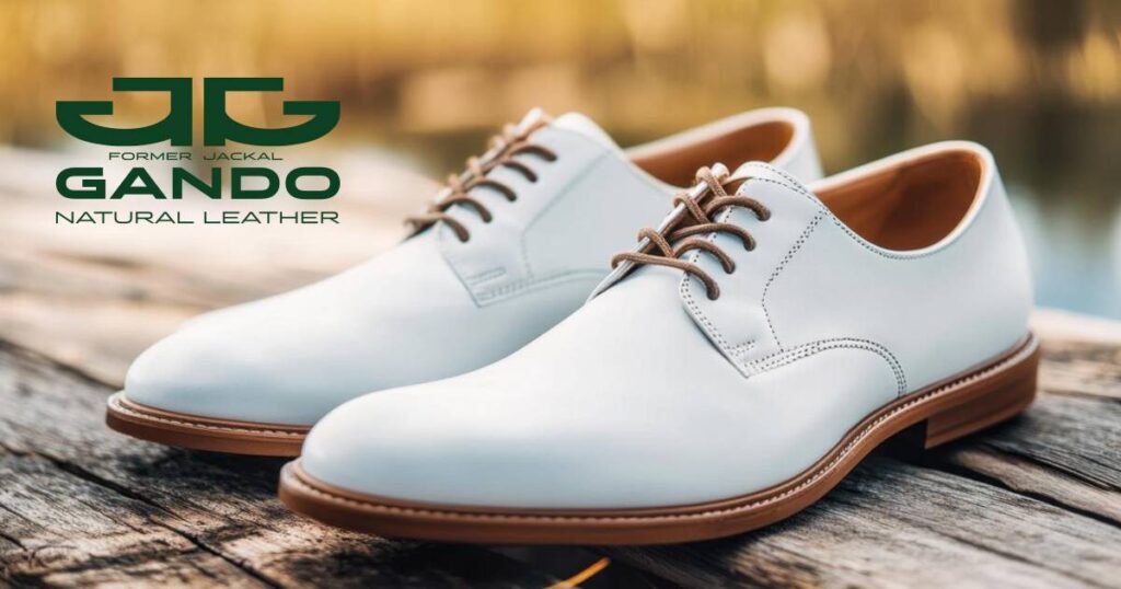 کفش چرم مردانه سفید