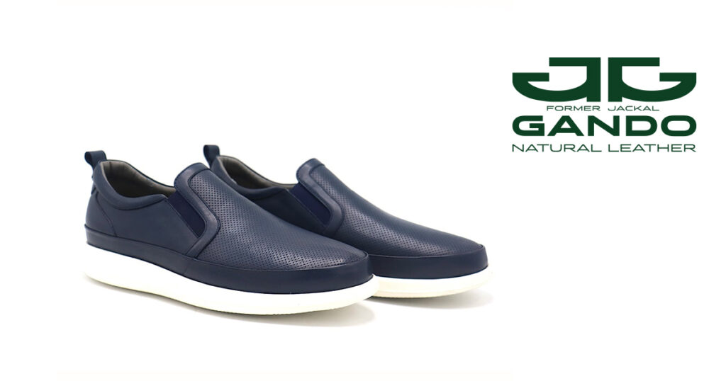 کفش کد 2072 بی بند سرمه ای