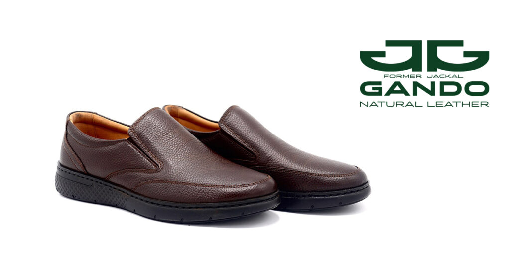 کفش کد 362 بی بند قهوه ای