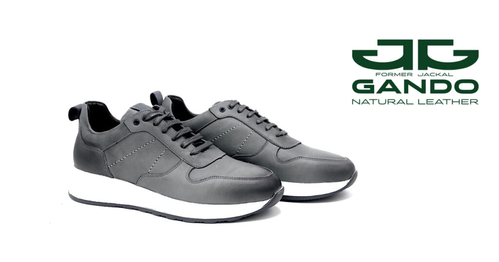 کفش کد K3 کتانی طوسی