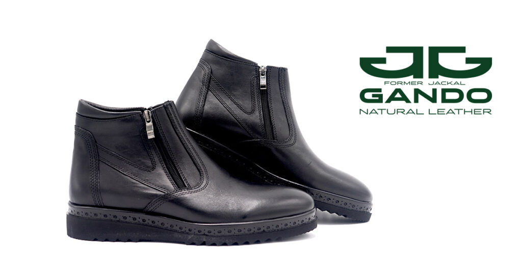 کفش بوت دوزیپ مشکی