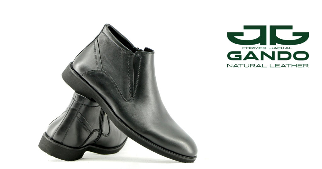 کفش کد 2128 بوت ساده مشکی